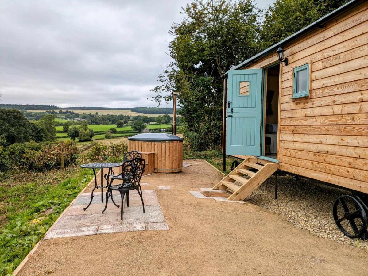 Romantic Nature Retreat, Luxury Glamping & Stargazing Views - Dragonfly Shepherd Hut Yarpole Экстерьер фото