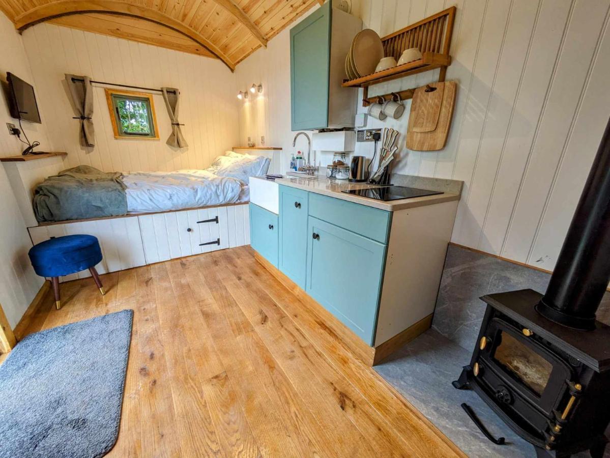 Romantic Nature Retreat, Luxury Glamping & Stargazing Views - Dragonfly Shepherd Hut Yarpole Экстерьер фото
