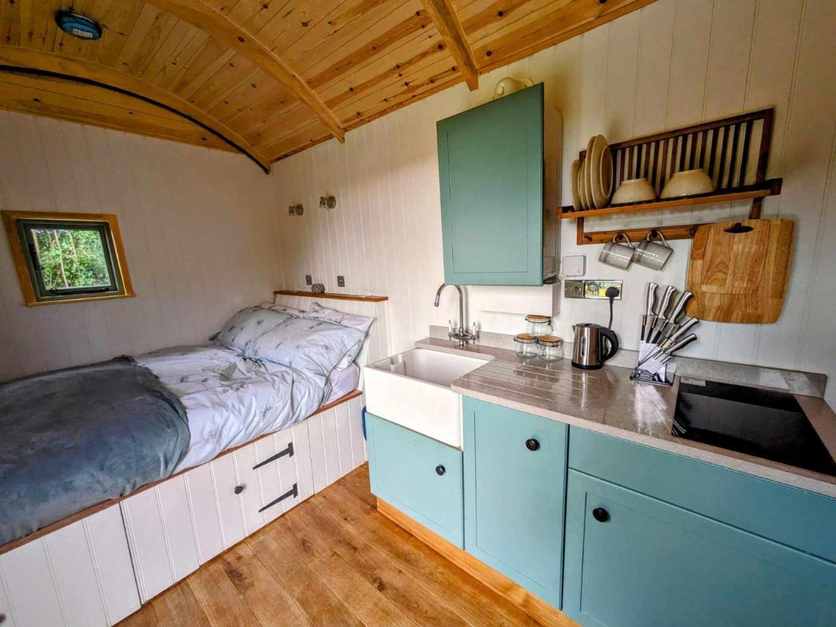 Romantic Nature Retreat, Luxury Glamping & Stargazing Views - Dragonfly Shepherd Hut Yarpole Экстерьер фото